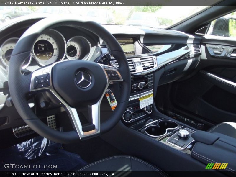 Obsidian Black Metallic / Black 2012 Mercedes-Benz CLS 550 Coupe