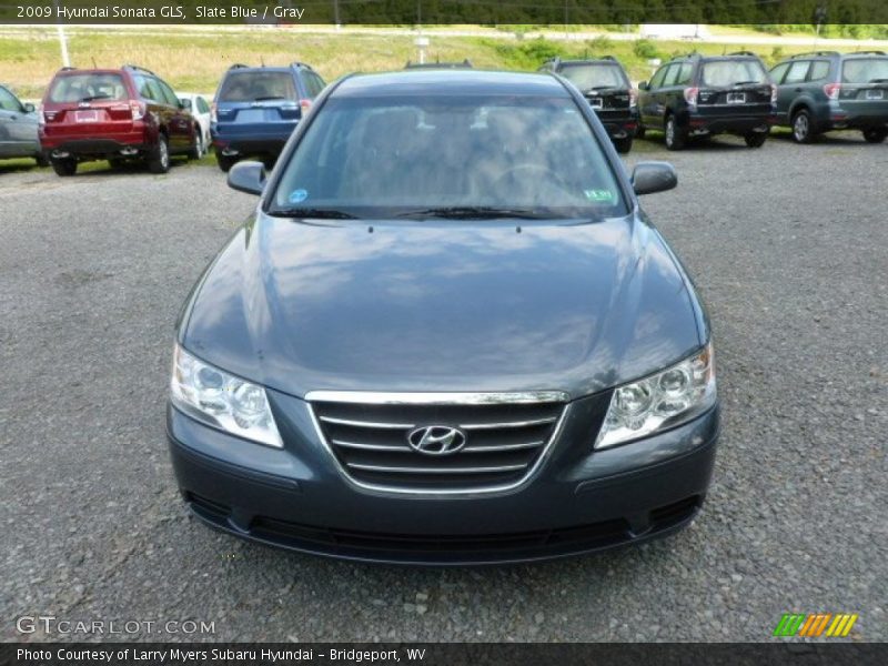 Slate Blue / Gray 2009 Hyundai Sonata GLS