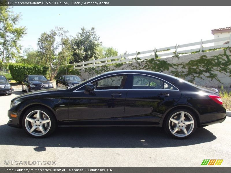 Black / Almond/Mocha 2012 Mercedes-Benz CLS 550 Coupe