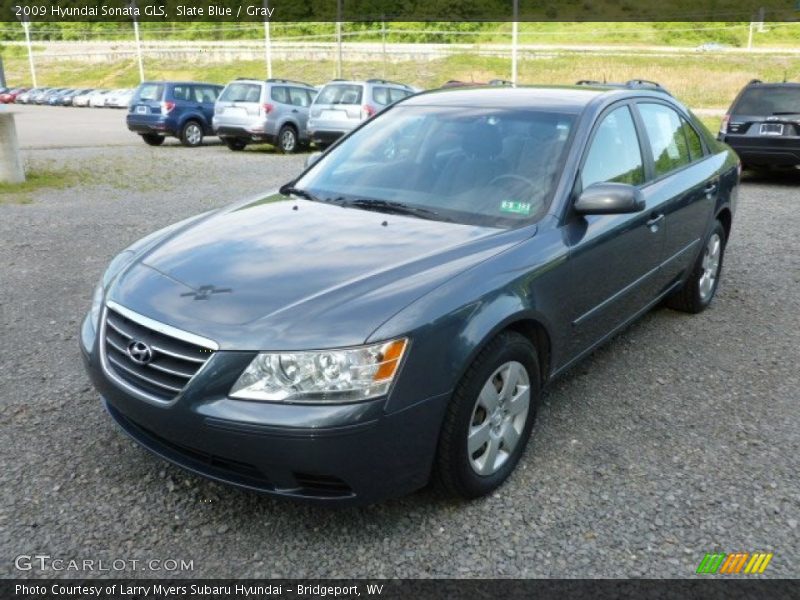 Slate Blue / Gray 2009 Hyundai Sonata GLS