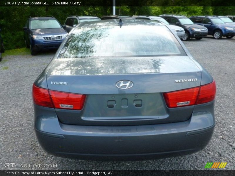 Slate Blue / Gray 2009 Hyundai Sonata GLS