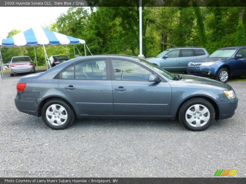 Slate Blue / Gray 2009 Hyundai Sonata GLS