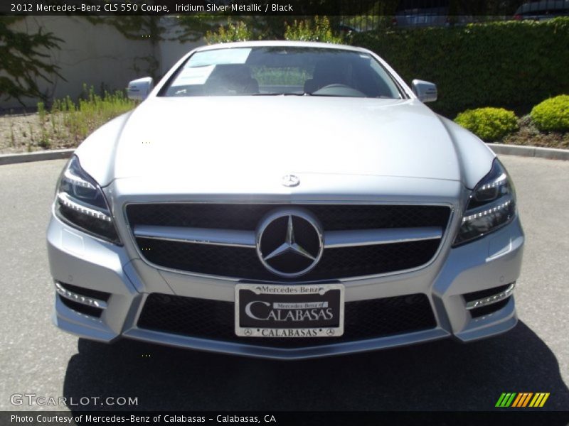 Iridium Silver Metallic / Black 2012 Mercedes-Benz CLS 550 Coupe