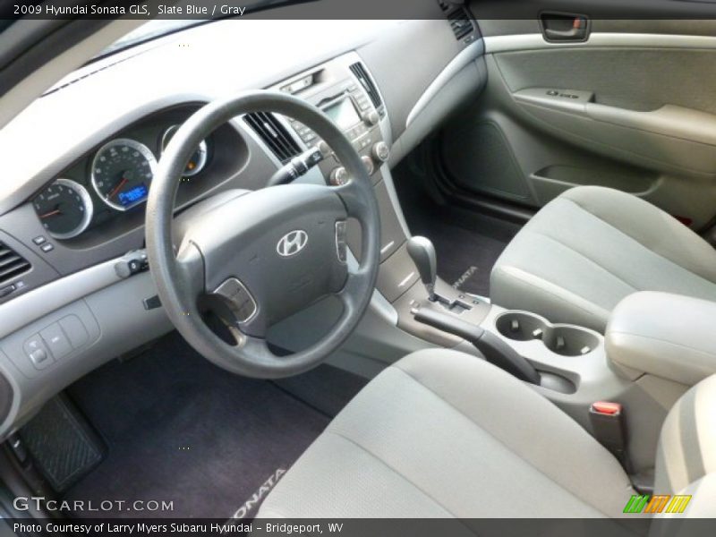 Slate Blue / Gray 2009 Hyundai Sonata GLS