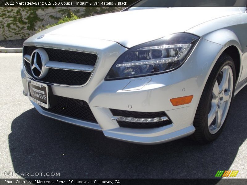 Iridium Silver Metallic / Black 2012 Mercedes-Benz CLS 550 Coupe
