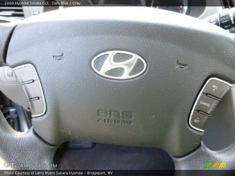 Slate Blue / Gray 2009 Hyundai Sonata GLS