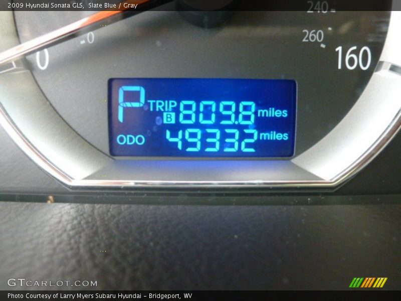 Slate Blue / Gray 2009 Hyundai Sonata GLS