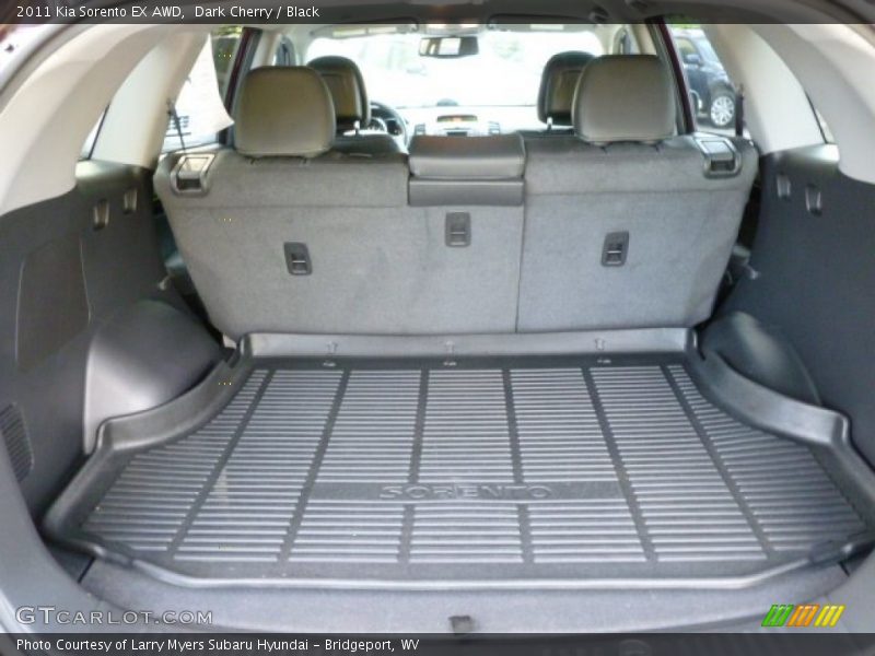 Dark Cherry / Black 2011 Kia Sorento EX AWD