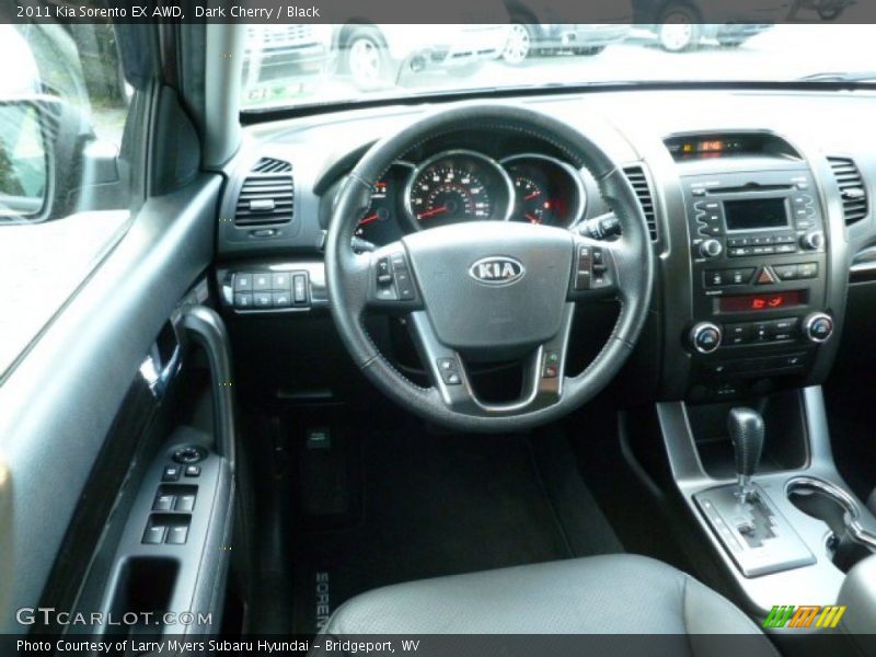 Dark Cherry / Black 2011 Kia Sorento EX AWD