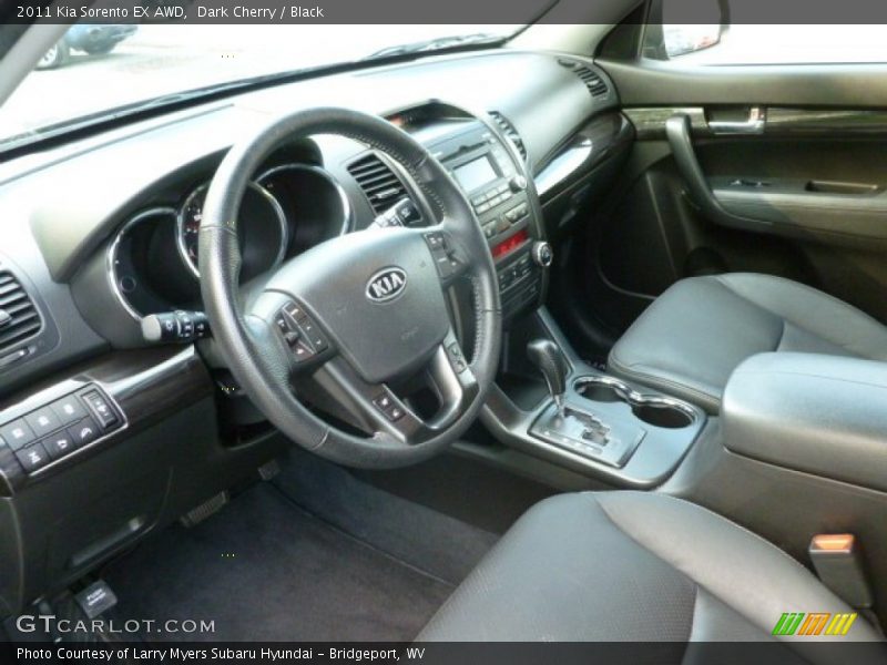 Dark Cherry / Black 2011 Kia Sorento EX AWD
