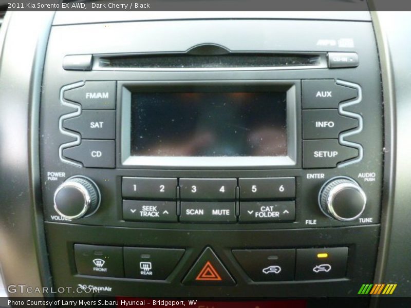 Dark Cherry / Black 2011 Kia Sorento EX AWD