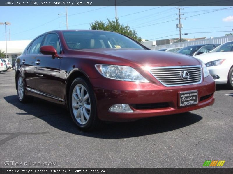 Noble Spinel Mica / Light Gray 2007 Lexus LS 460