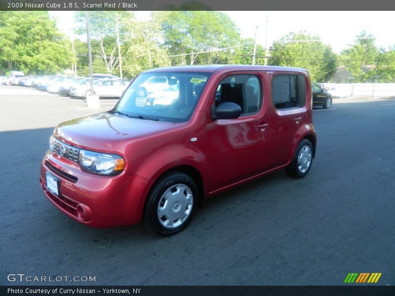 Scarlet Red / Black 2009 Nissan Cube 1.8 S