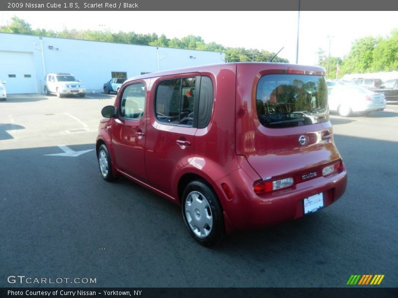 Scarlet Red / Black 2009 Nissan Cube 1.8 S
