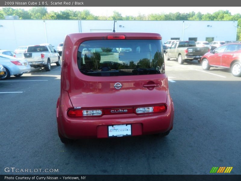 Scarlet Red / Black 2009 Nissan Cube 1.8 S