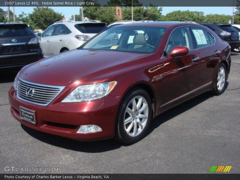 Noble Spinel Mica / Light Gray 2007 Lexus LS 460