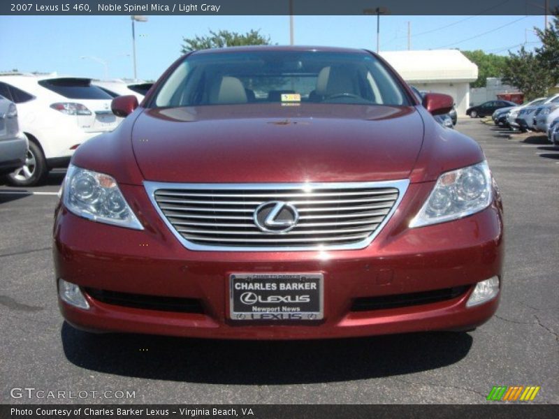 Noble Spinel Mica / Light Gray 2007 Lexus LS 460