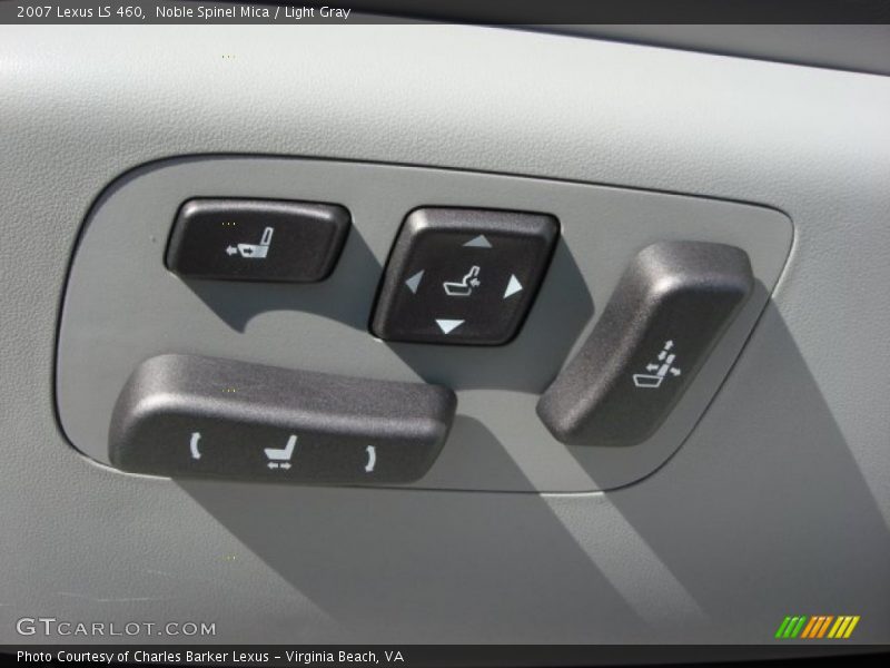 Noble Spinel Mica / Light Gray 2007 Lexus LS 460