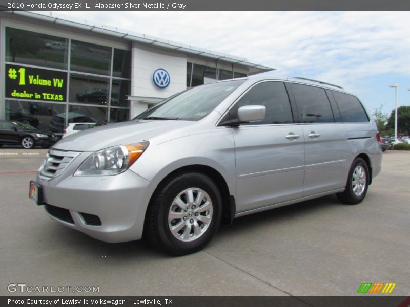 Alabaster Silver Metallic / Gray 2010 Honda Odyssey EX-L