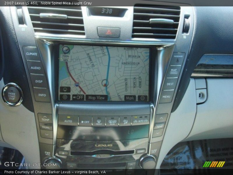 Noble Spinel Mica / Light Gray 2007 Lexus LS 460