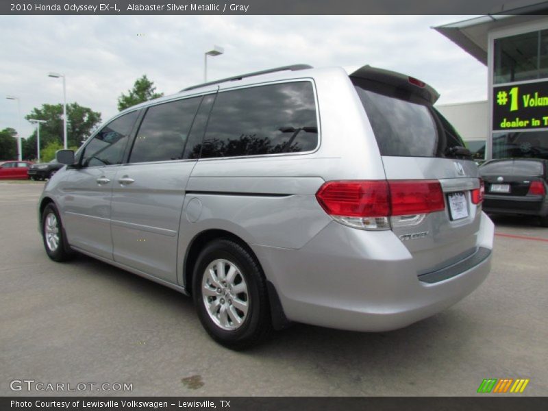 Alabaster Silver Metallic / Gray 2010 Honda Odyssey EX-L