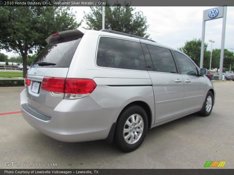 Alabaster Silver Metallic / Gray 2010 Honda Odyssey EX-L
