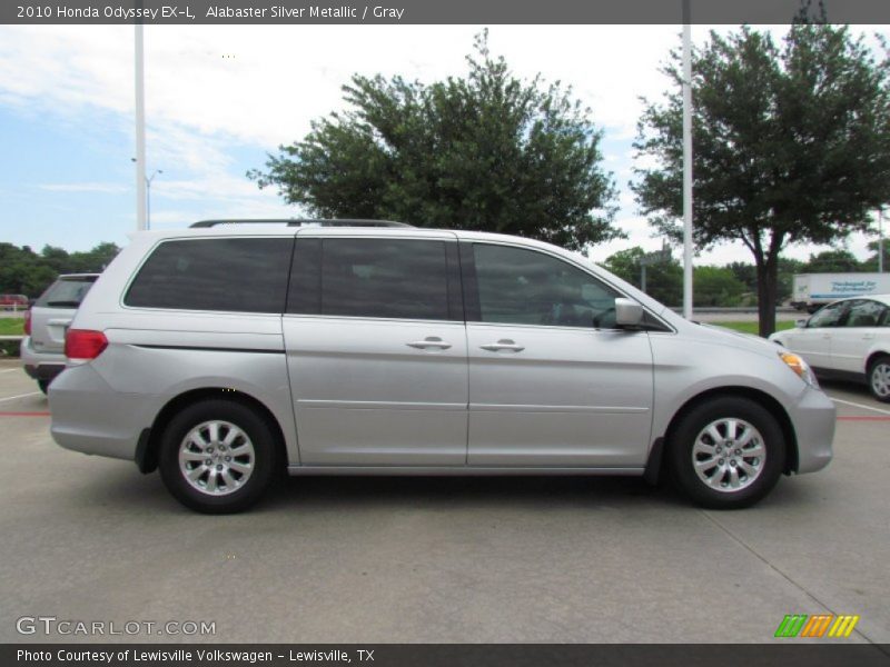 Alabaster Silver Metallic / Gray 2010 Honda Odyssey EX-L