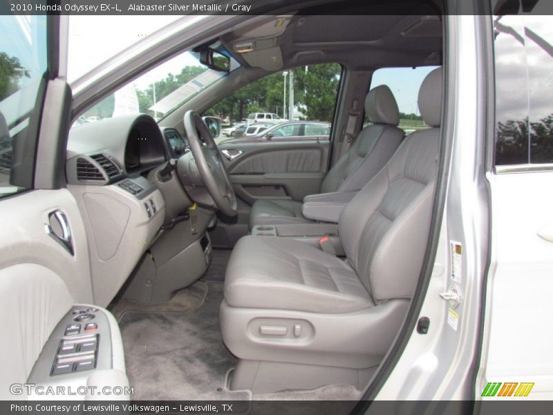 Alabaster Silver Metallic / Gray 2010 Honda Odyssey EX-L