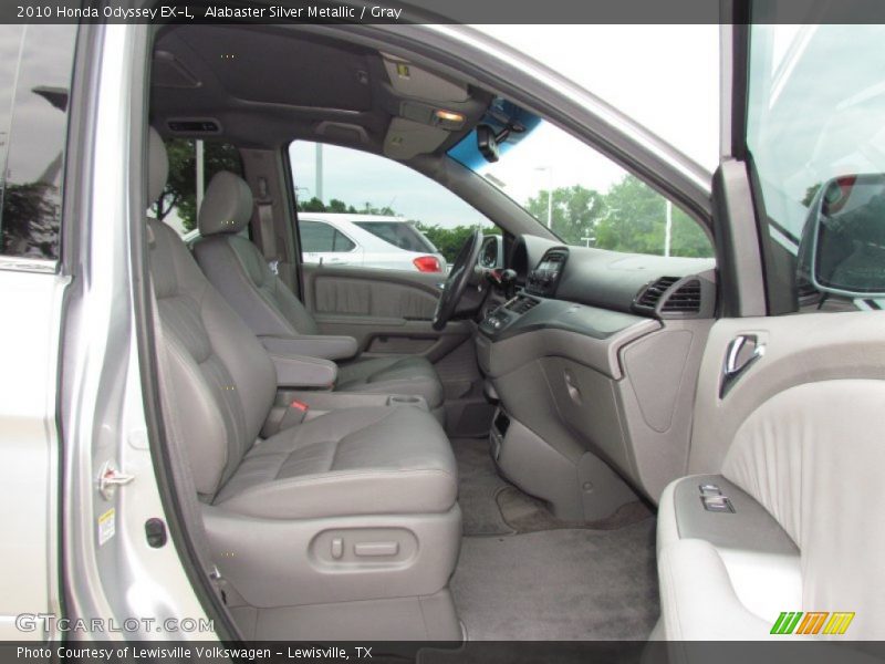 Alabaster Silver Metallic / Gray 2010 Honda Odyssey EX-L