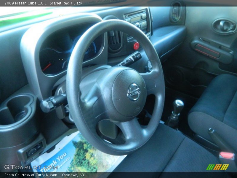 Scarlet Red / Black 2009 Nissan Cube 1.8 S