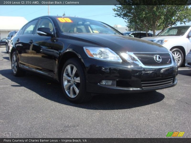 Obsidian Black / Cashmere 2009 Lexus GS 350 AWD