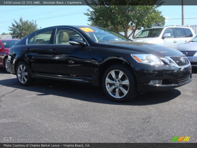 Obsidian Black / Cashmere 2009 Lexus GS 350 AWD