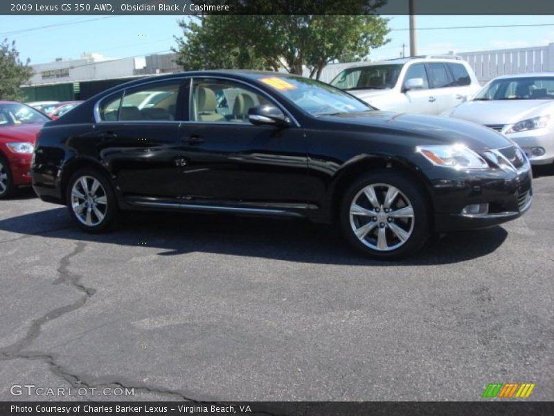 Obsidian Black / Cashmere 2009 Lexus GS 350 AWD