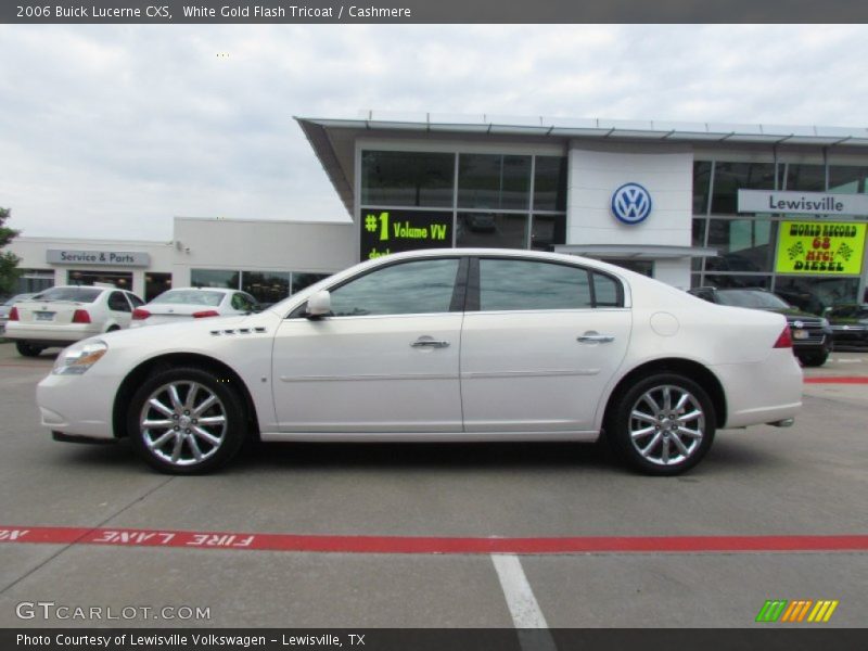 White Gold Flash Tricoat / Cashmere 2006 Buick Lucerne CXS