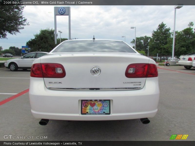 White Gold Flash Tricoat / Cashmere 2006 Buick Lucerne CXS