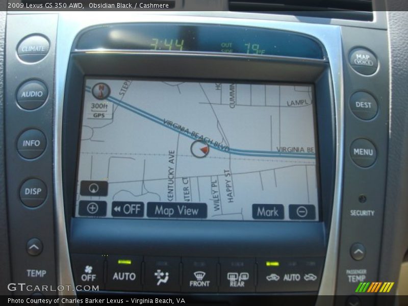 Obsidian Black / Cashmere 2009 Lexus GS 350 AWD
