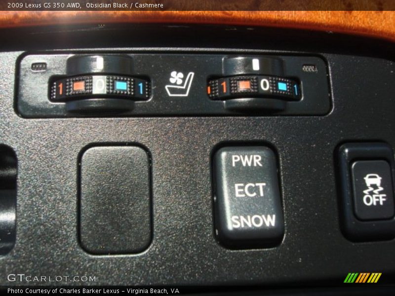 Obsidian Black / Cashmere 2009 Lexus GS 350 AWD