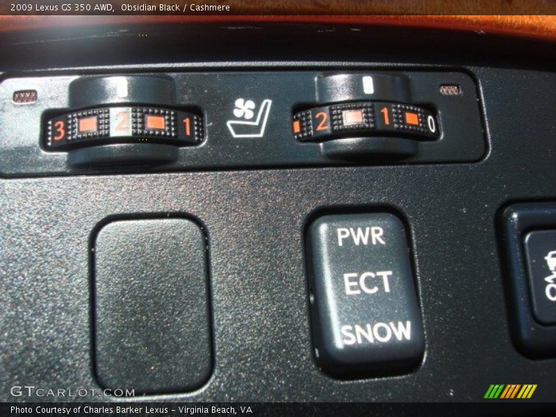 Obsidian Black / Cashmere 2009 Lexus GS 350 AWD