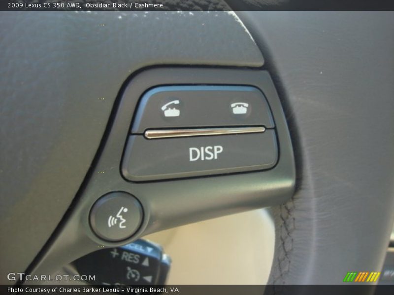 Obsidian Black / Cashmere 2009 Lexus GS 350 AWD