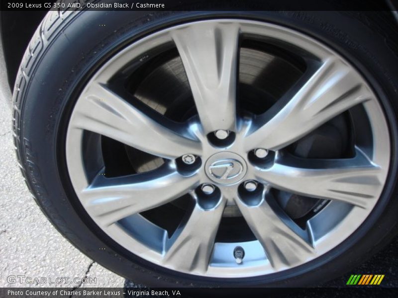 Obsidian Black / Cashmere 2009 Lexus GS 350 AWD