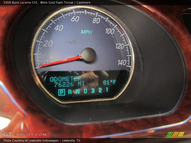 White Gold Flash Tricoat / Cashmere 2006 Buick Lucerne CXS