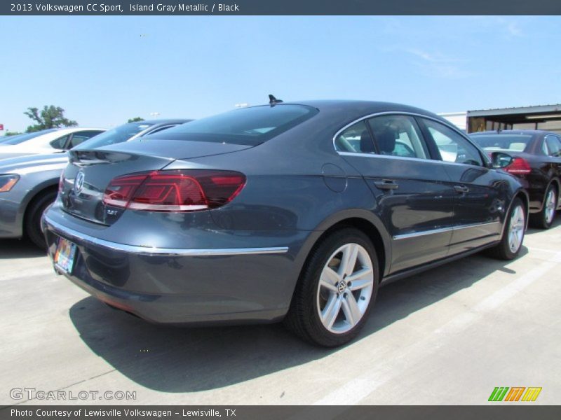 Island Gray Metallic / Black 2013 Volkswagen CC Sport