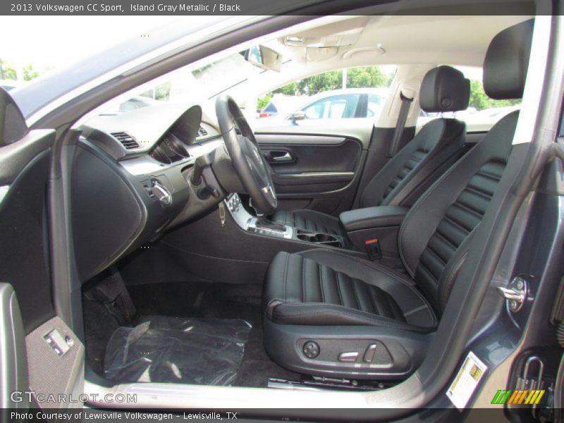 Island Gray Metallic / Black 2013 Volkswagen CC Sport