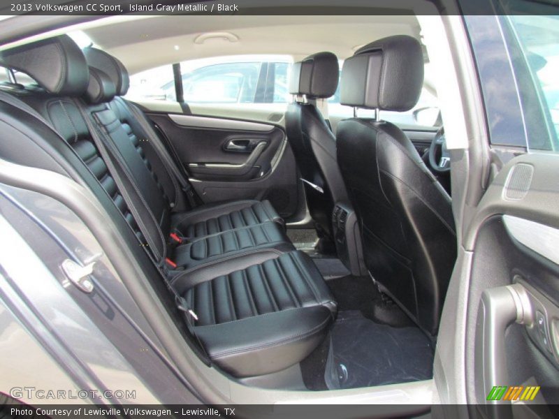 Island Gray Metallic / Black 2013 Volkswagen CC Sport