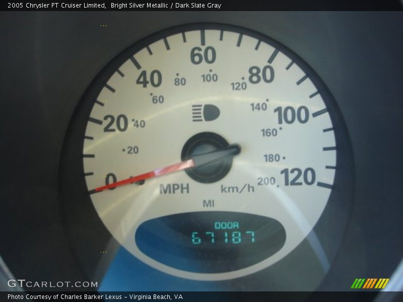 Bright Silver Metallic / Dark Slate Gray 2005 Chrysler PT Cruiser Limited