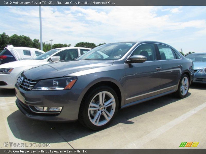 Platinum Gray Metallic / Moonrock Gray 2012 Volkswagen Passat TDI SEL