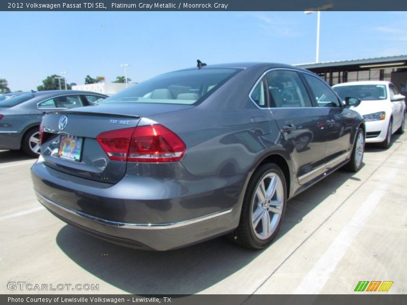 Platinum Gray Metallic / Moonrock Gray 2012 Volkswagen Passat TDI SEL