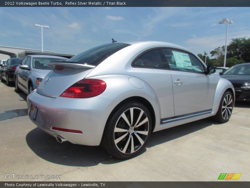 Reflex Silver Metallic / Titan Black 2012 Volkswagen Beetle Turbo