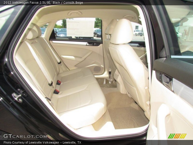 Black / Cornsilk Beige 2012 Volkswagen Passat 2.5L SE