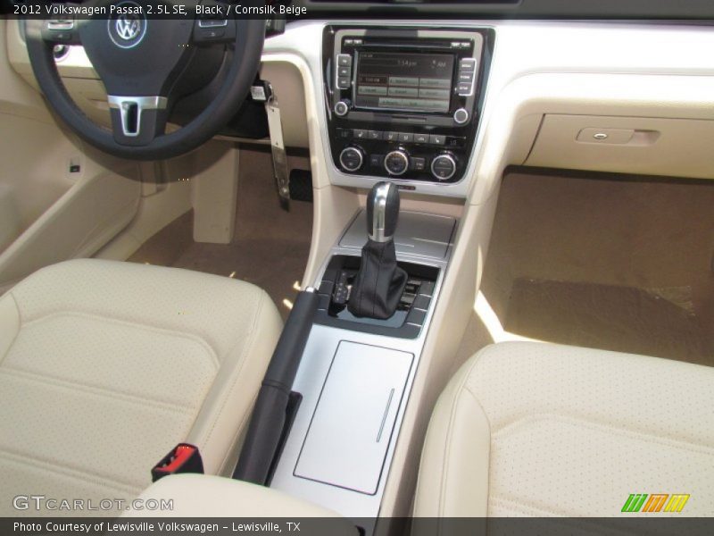 Black / Cornsilk Beige 2012 Volkswagen Passat 2.5L SE
